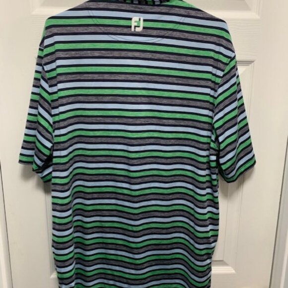 F.J. MENS STRIPED POLO SHIRT - Picture 3 of 4